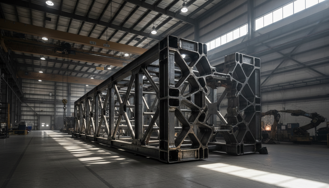 Industrial metal fabrication project